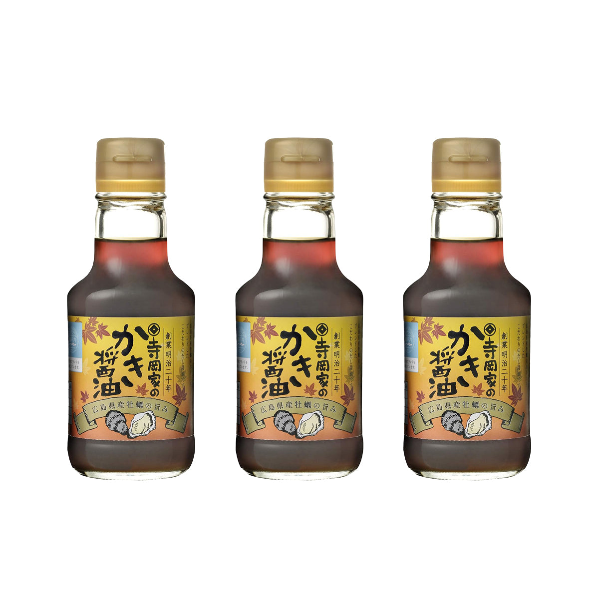 Teraokake Oyster Soy Sauce (150ml 5.1 Fl Oz) flavorful Dashi Umami Japanese shoyu【No preservatives, No artificial colors, No high fructose corn syrup】Made in Japan