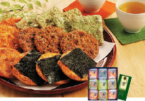 Tekka Musashi Senbei & Sencha Tea set