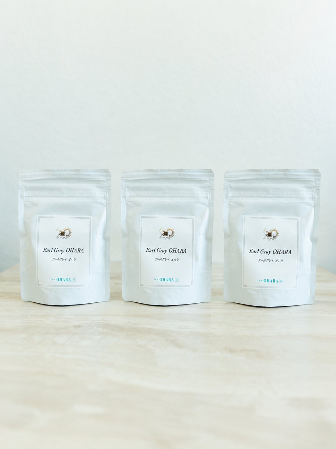 Earl Gray OHARA (Premium Japanese Green Tea Earl Gray 1.76oz (50g) Set of 3