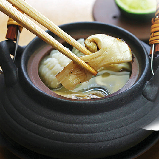 Special Value Grade Matsutake Pine Mushroom with Sudachi Lime (Available End of Sep- Mid Nov)