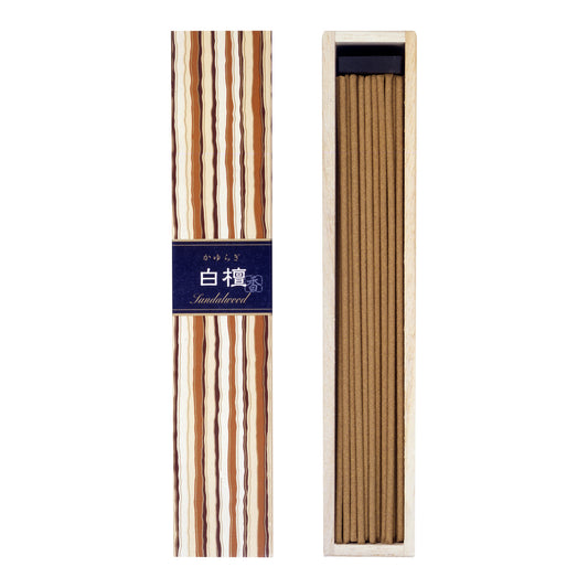 KAYURAGI Japanese Incense - Sandalwood 40 sticks