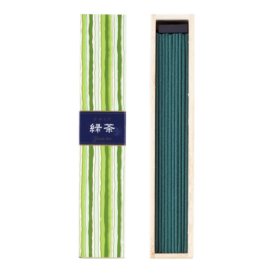 KAYURAGI Japanese Incense - Green Tea 40 sticks