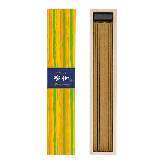 KAYURAGI Japanese Incense - Mikan Orange 40 sticks