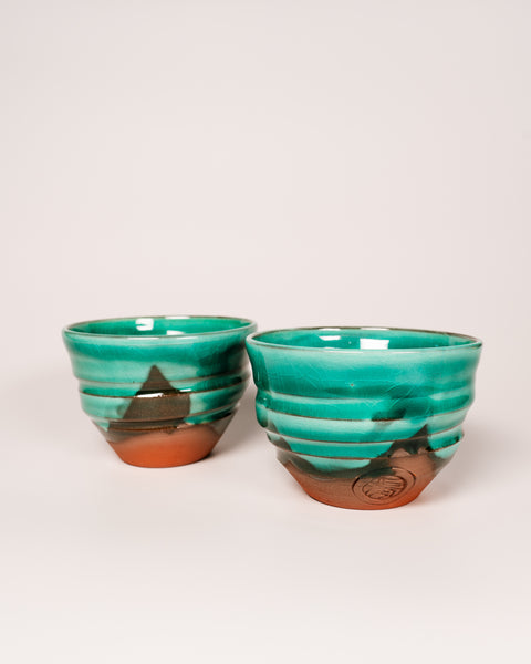 Emerald Ninshu Cup Pair