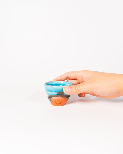 Sokuu Blue Ninshu Sake Cup Single