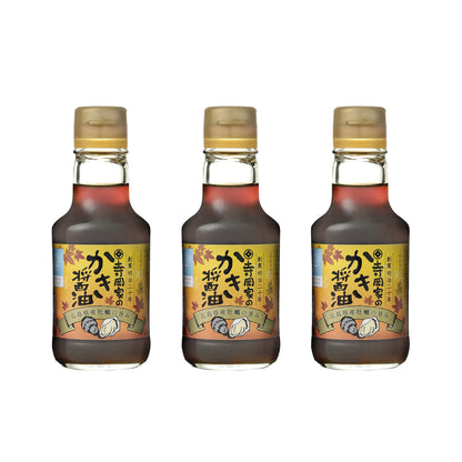 Teraokake Oyster Soy Sauce (150ml 5.1 Fl Oz) flavorful Dashi Umami Japanese shoyu【No preservatives, No artificial colors, No high fructose corn syrup】Made in Japan