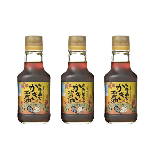 Teraokake Oyster Soy Sauce (150ml 5.1 Fl Oz) flavorful Dashi Umami Japanese shoyu【No preservatives, No artificial colors, No high fructose corn syrup】Made in Japan