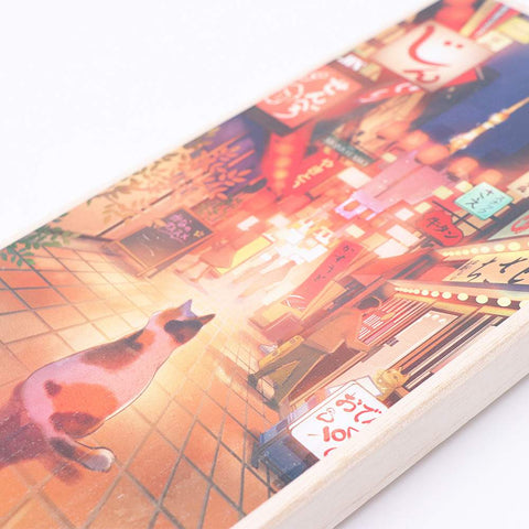 Hyozaemon Chopsticks Gift Box - Cat in Old Town