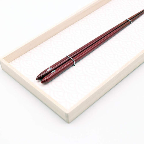 Hyozaemon Chopsticks Gift Box - Shiba & Cherry Blossoms