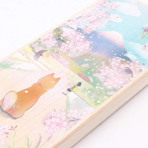 Hyozaemon Chopsticks Gift Box - Shiba & Cherry Blossoms