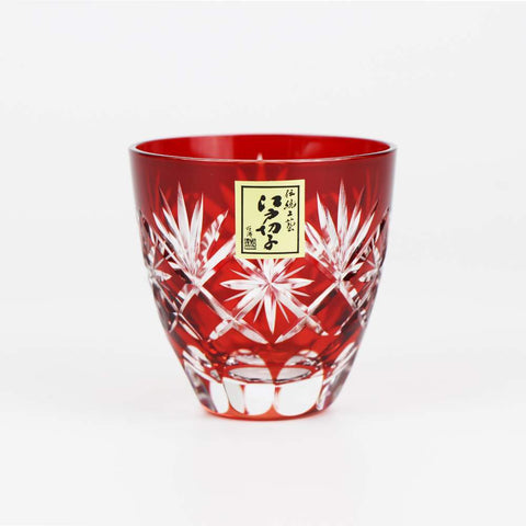 Edo Kiriko Sake Glass - Hoshi-mon 2.54 fl oz