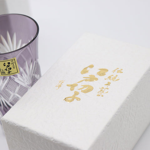 Edo Kiriko Sake Glass - Hoshi-mon 2.54 fl oz