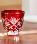 Edo Kiriko Sake Glass - Hoshi-mon 2.54 fl oz
