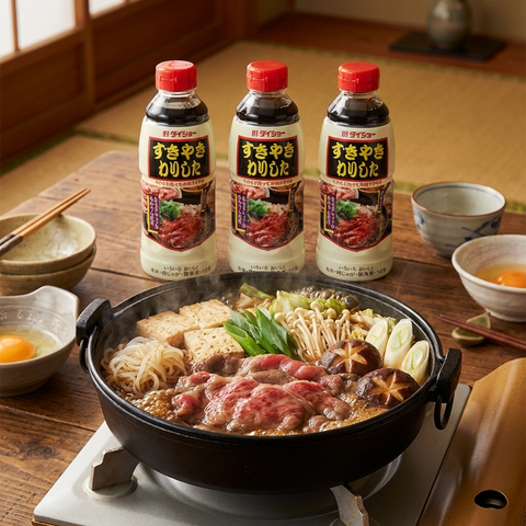 Daisho Japanese Sukiyaki Warishita Hotpot Sauce - 21.16 fl oz Set of 3