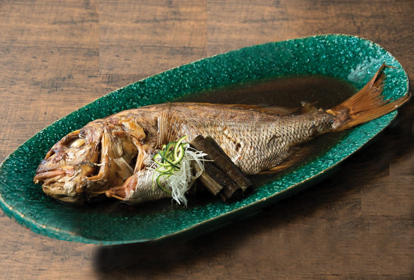 Whole Madai (Braised Red Sea Bream) Nitsuke