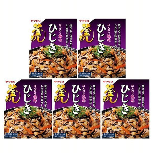 Hijiki Chirimen Kamameshi Japanese Rice Seasoning (Pack of 5)